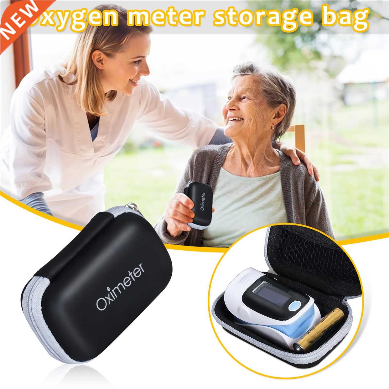 Oximeter orage Bag Finger Pressure Type Eva Kit Neutral P