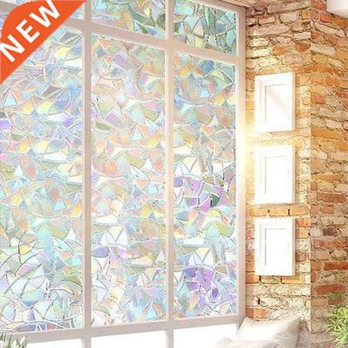 3D Static Decorative Window Glass Film Sticker Anti UV Self-