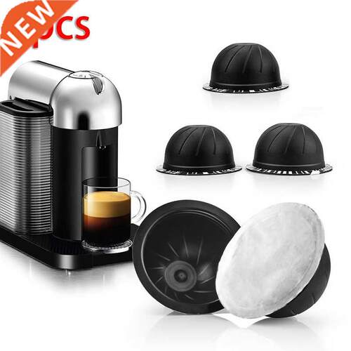 5PCS Reusable Coffee Capsules Cup Refillable Coffee Capsule