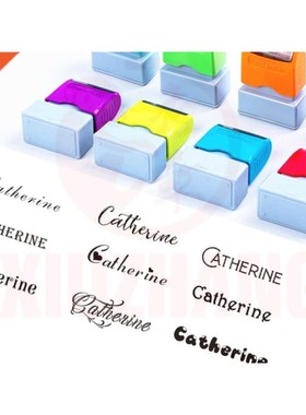 Custom teacher Name ink Stamp Signature Calligraphy Selfing-