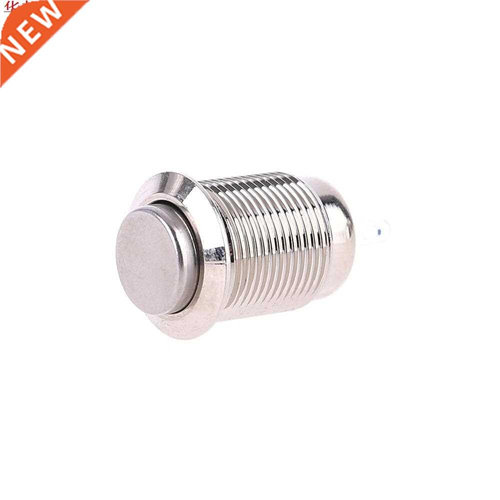 12mm Waterproof High Round Metal Momentary Push Button Switc