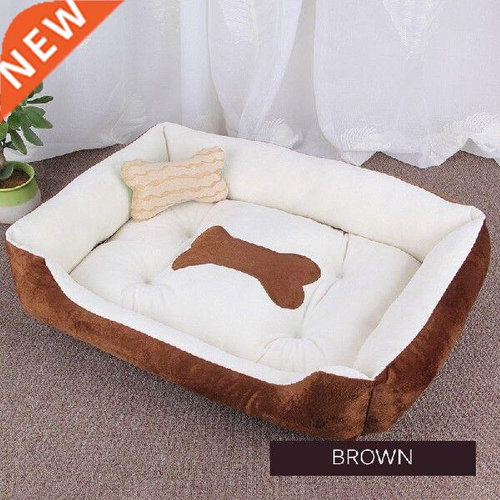 Dog Bed Warming Kennel Washable Pet Floppy Extra Comfy
