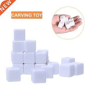 Blank White Dice Teaching Game 20PCS Props Unfinished