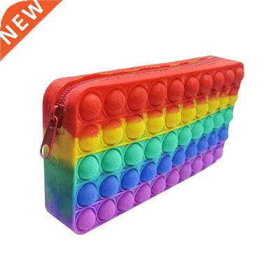 Antisress Pops Fidget Toy Bag Push Its Bubble Pencil Case Ch