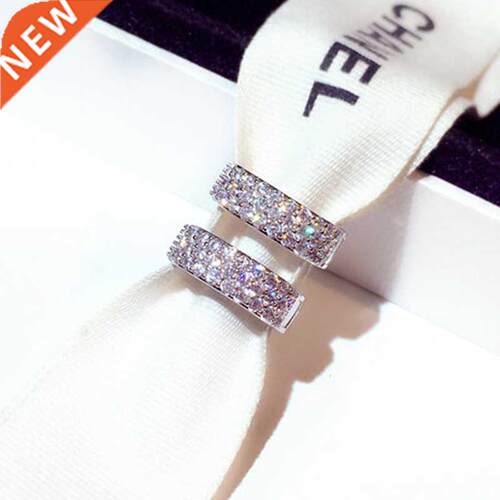 Fashion Korean Bling Pave Zircon Earring for Women Charm Hig