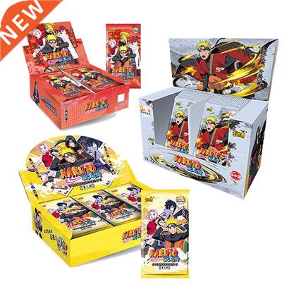 Narutoes Edition Anime Figures Hero Card Uzumaki Uchiha Sas