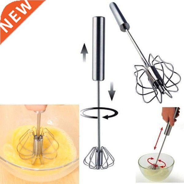 Semi-automatic Mixer Egg Beater Manual Self Turning