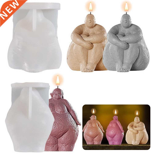 3D Body Shape Silicone Candle Molds  Crystal Epoxy Human