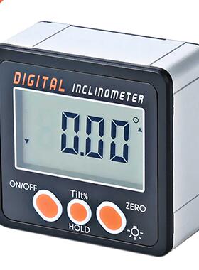 Electronic Protractor Digital Inclinometer 0-360 Aluminum Al