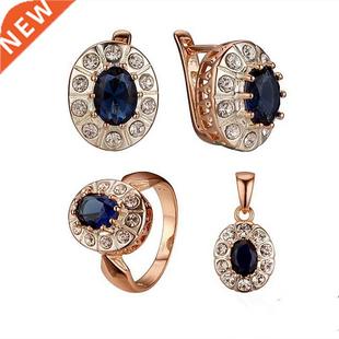 585 Col Fashion Silver Gold Rose Sets Jewelry Women New 2021