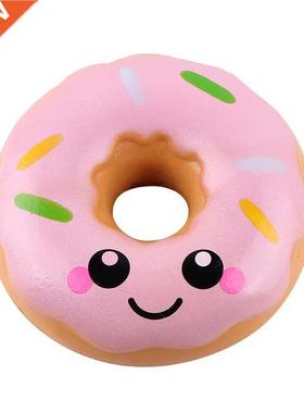 Simulation Donuts Phone Straps Cartoon Smile Face Squishy Sl