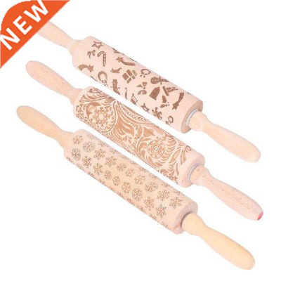 Dough Roller Rolling Pin Unique Pattern for  Biscuits