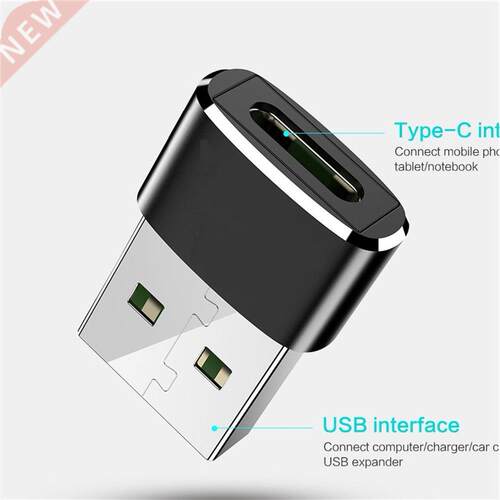 Mini OTG USB 2.0 Male To Type C Female Cable Adapter Data T