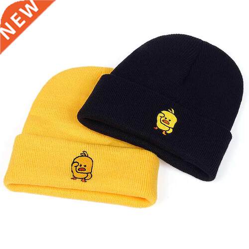 Casual Little yellow duck beanie Hat for Men women Hip Hop K