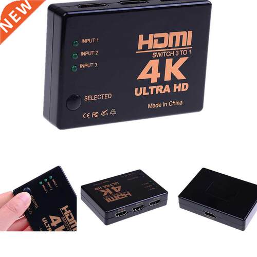 1 x 4Kx2K HDMI Switcher Box 3 to 1 HDMI Switch, 3 Port 4K*2K