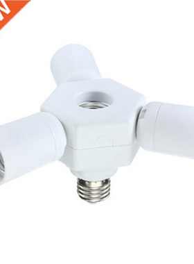 in 1 E27 Base Light Lamp Bulb Adapter Holder Socket Splitt