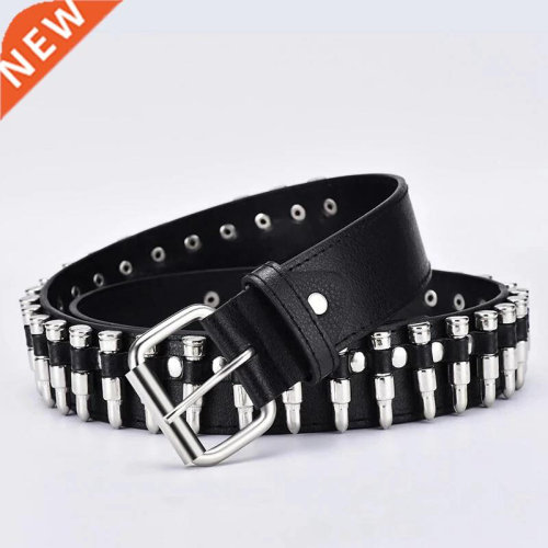 New fashion ladies leather punk belt hollow rivet luxury bra