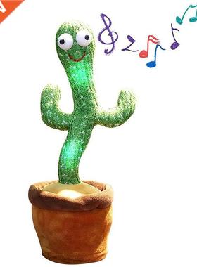 Lovely Dancing Cactus Doll Talking Toy Electron Plush Toy Sp