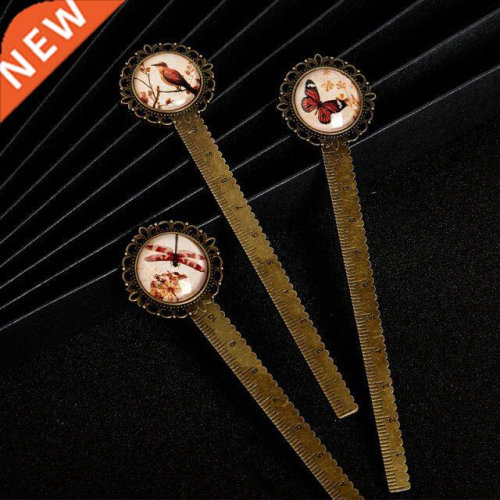 Multi-function Vintage Metal Ruler For Needlework Measuring