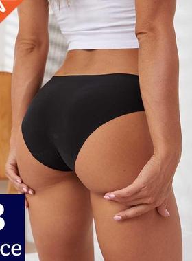 TrowBridge PCS/Set Seamless Women's Panties Solid Silk Sati