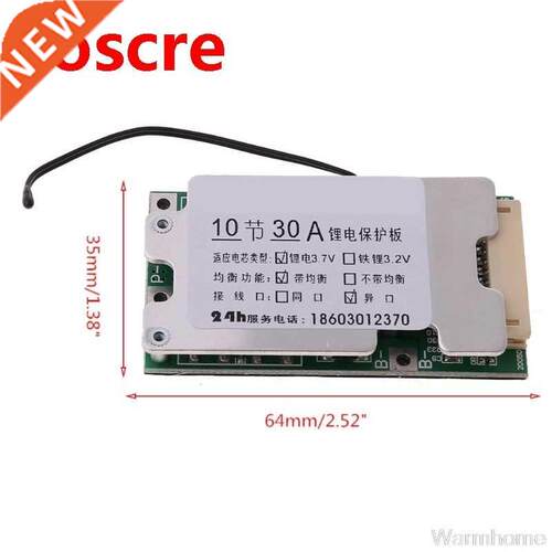 1pc 10S 30A 36V Li-ion Lithium Battery Charge Board 18650 wi