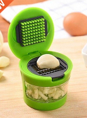 1PC Garlic Press Very Sharp Stainless Steel Blades, Inbuilt