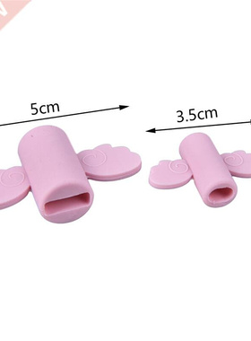 6Pcs Cute Angel Wing Cable Protector USB Cable Winder