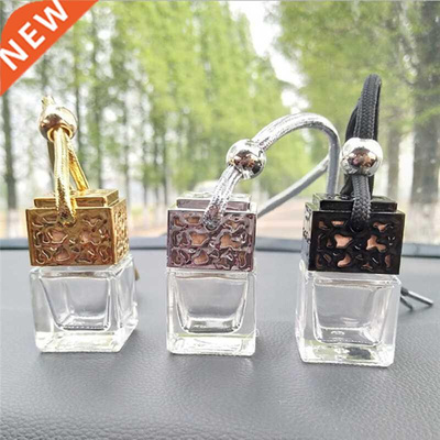 Car Hanging Air Freshener Diffuser Fragrance Clear Glass Emp