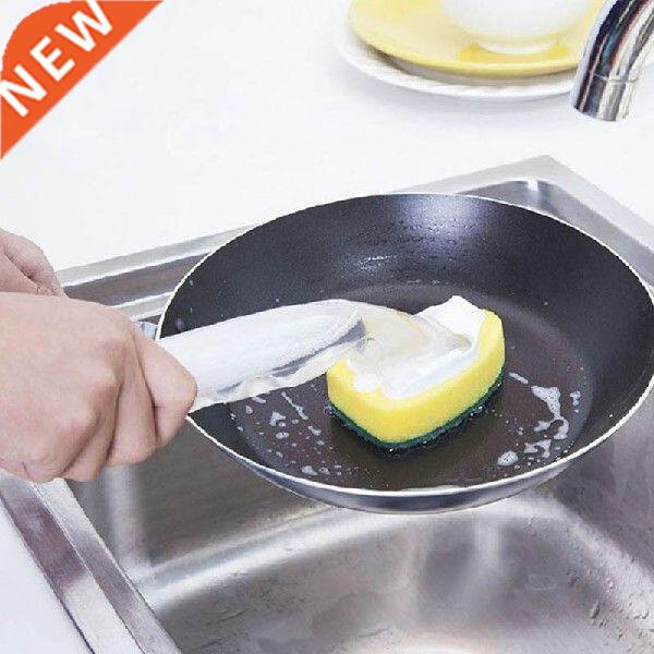 Automatic Liquid Washing Dish Brush Long Handle 1 set