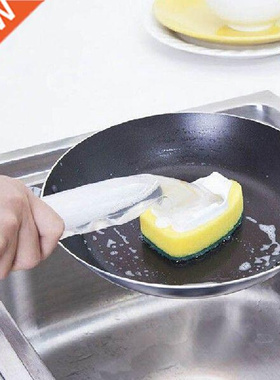 Automatic Liquid Washing Dish Brush Long Handle 1 set