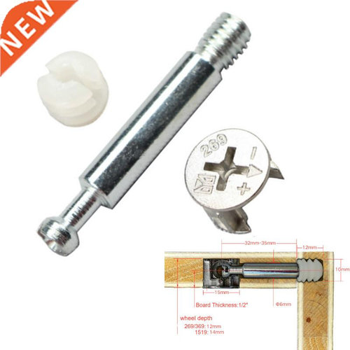 20pcs/lot Three in One Screw Furniture Connector Fixer Eccen