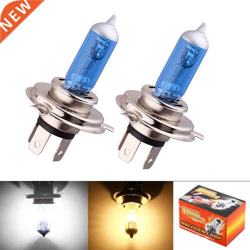 2pcs H4 Halogen Lamp Super Bright White Fog Halogen Bulb 55W