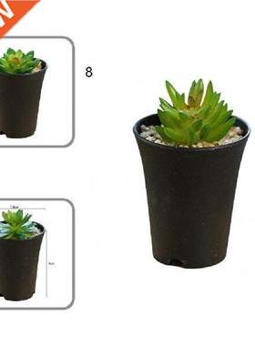 Lightweight 1 Set Mini Bonsai Potted Placed Green Fake