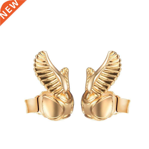Golden Wings Snitch ud Earrings Fashion Female Earrings Cl