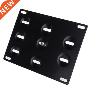Front Bumper Tow Hook Lcense Plate Mountng Bracket Holder
