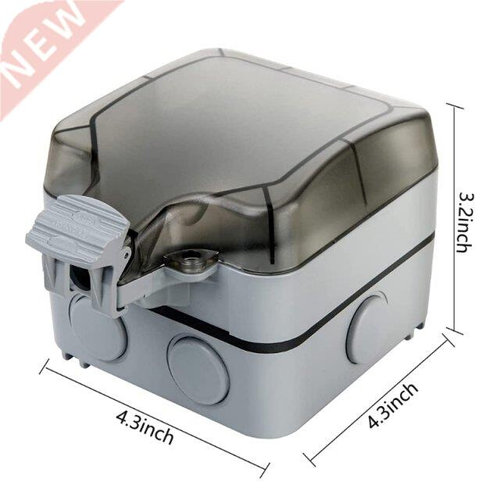 Outdoor Wall Socket with USB Plug Outdoor Use Waterproof IP6