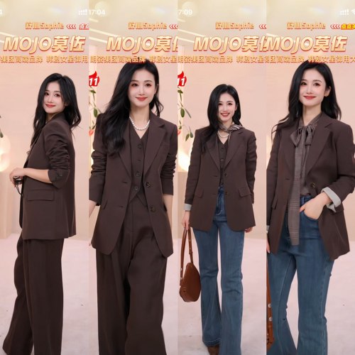 【舒心】朗姿/MOJO莫佐2026秋新品优雅知性商务通勤休闲西装外套