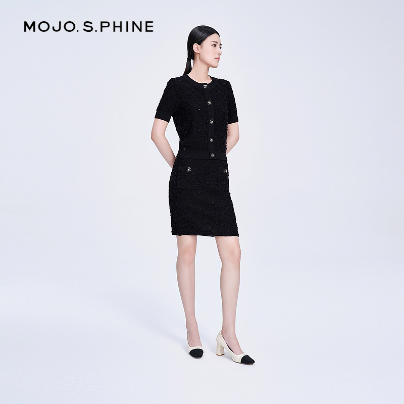 mojo针织半裙MOJOS．PHINE