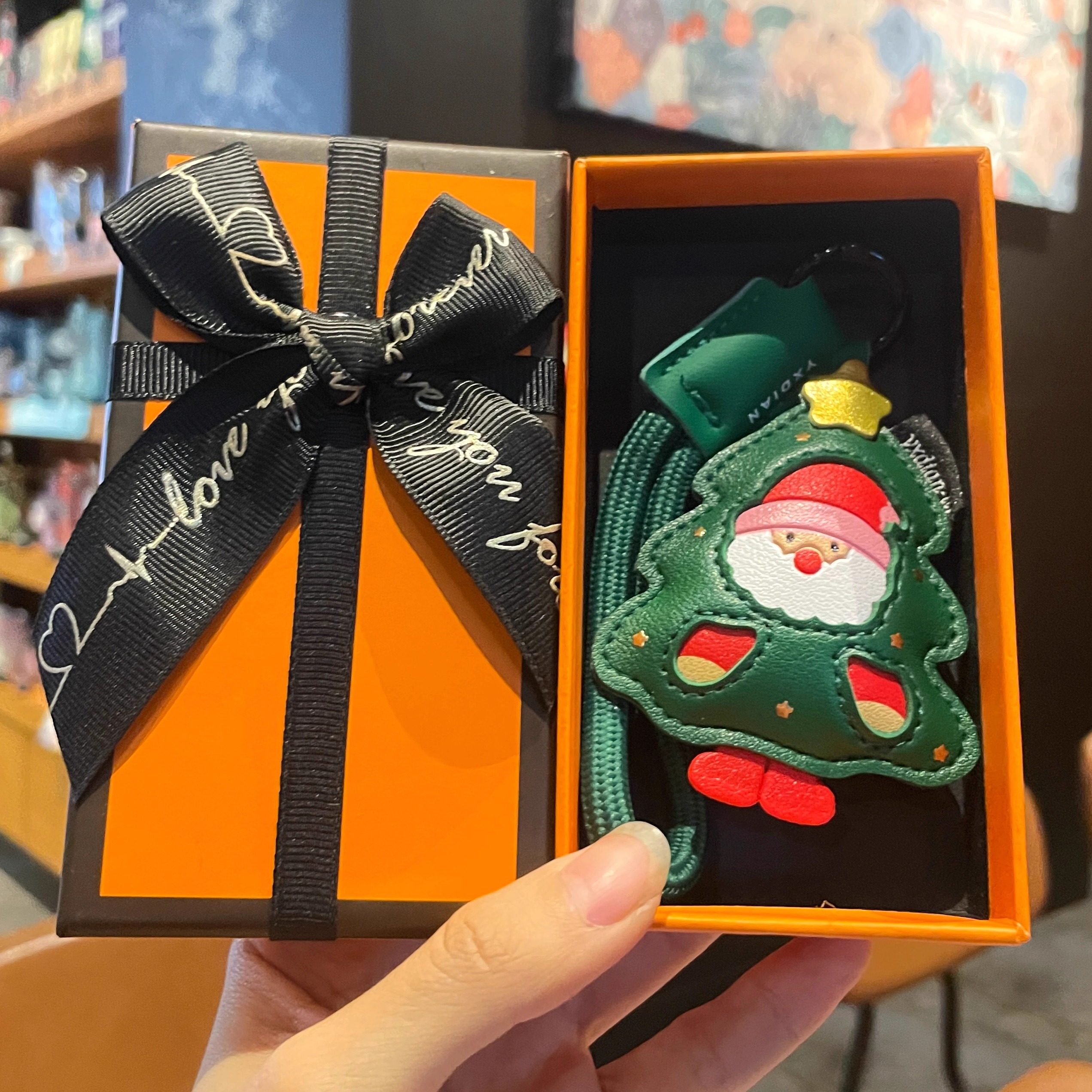 皮革圣诞老人圣诞树装饰圣诞节小礼品2025新款书包挂饰圣诞树挂件,节庆用品/礼品,钥匙扣,淘宝优惠券,粉丝福利购,淘宝优惠卷