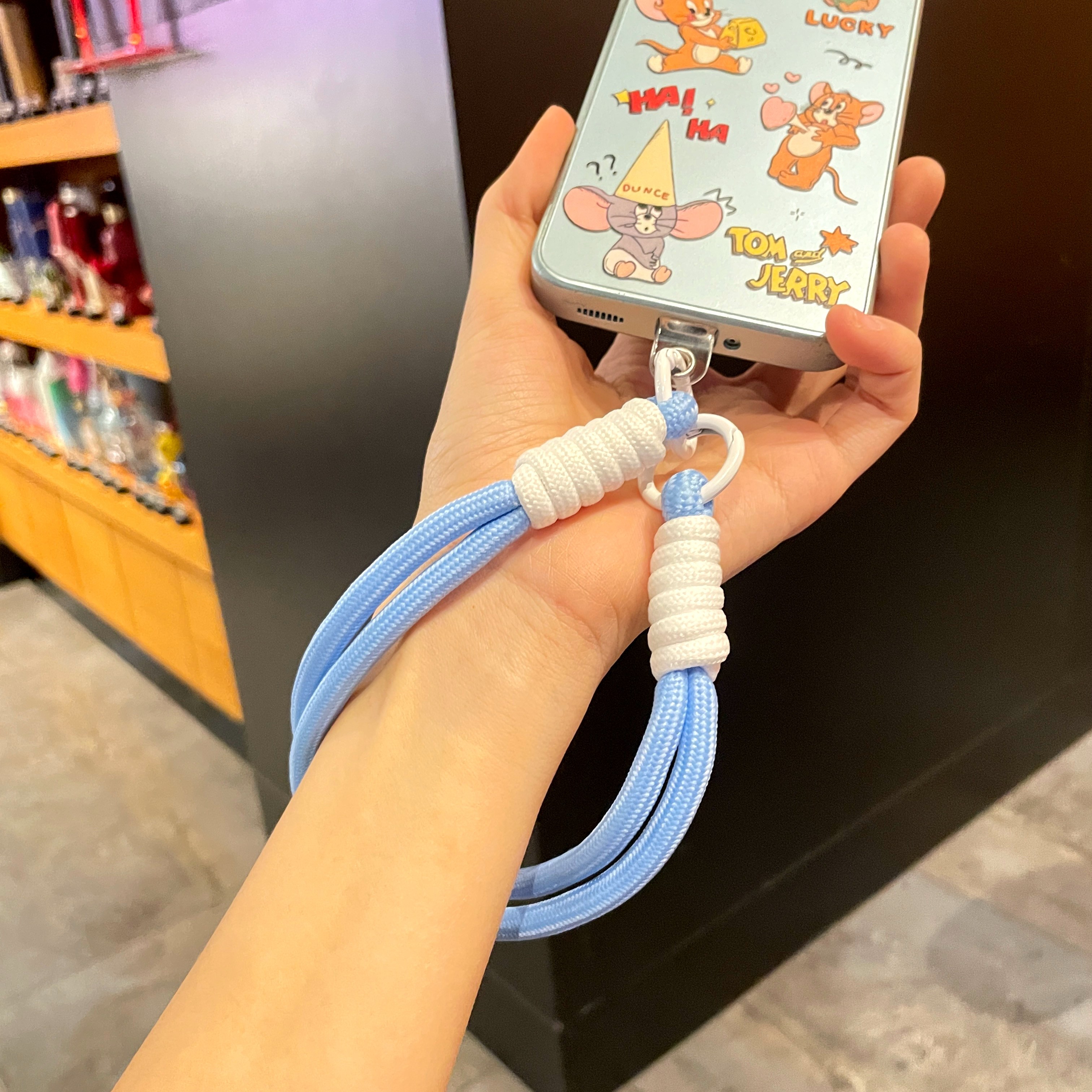 简约风防摔手机挂绳编织线钥匙扣户外便携手绳挂件精致女生小礼物,节庆用品/礼品,钥匙扣,淘宝优惠券,粉丝福利购,淘宝优惠卷