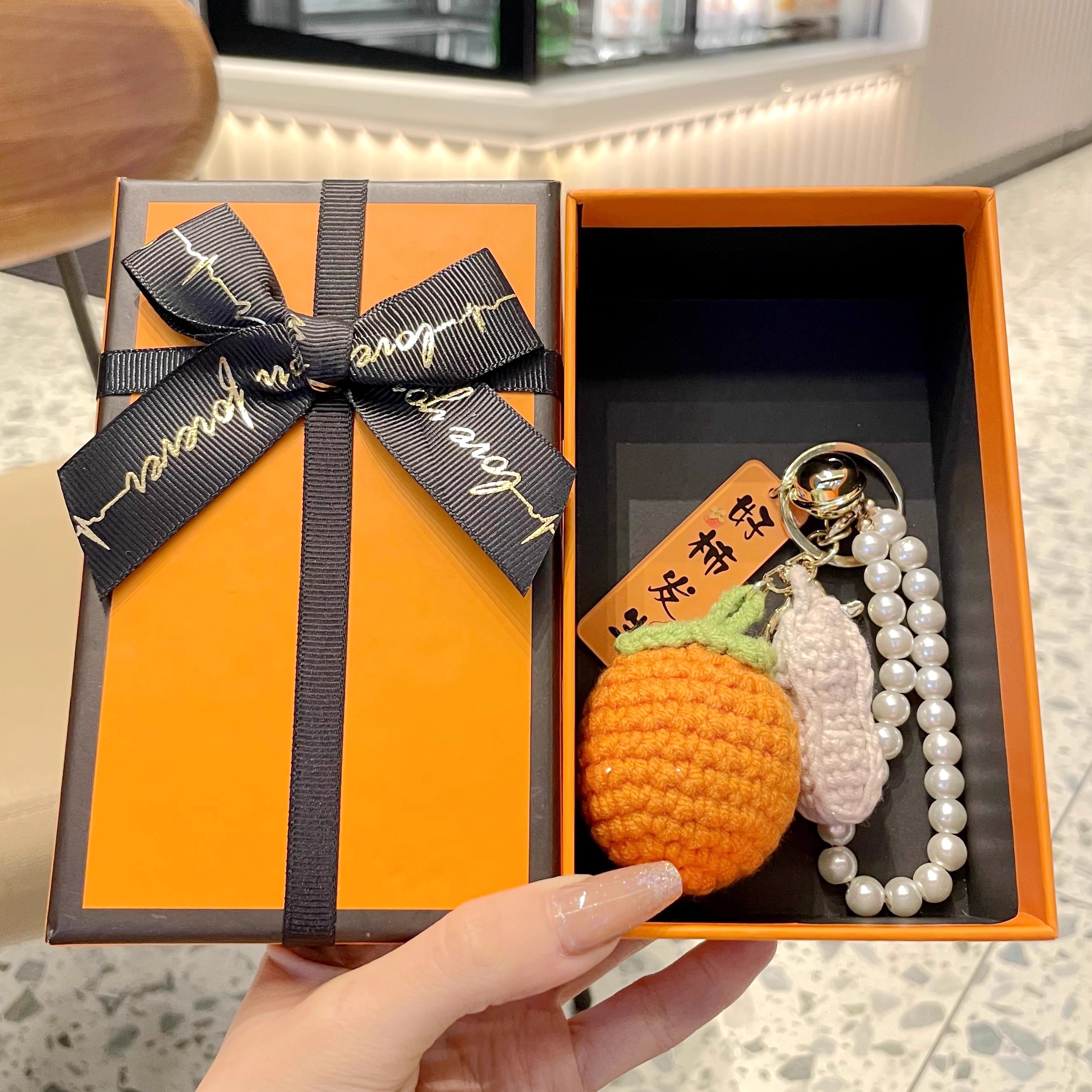 好事发生珍珠链小礼物成品挂件