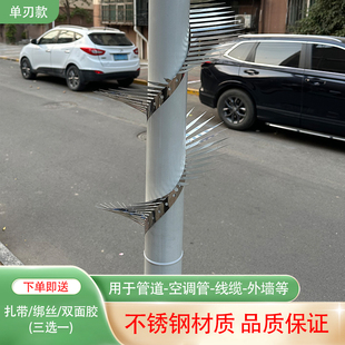 防老鼠爬刺电线燃气空调管管道水管树木窗台发动机防鼠猫爬防鼠钉