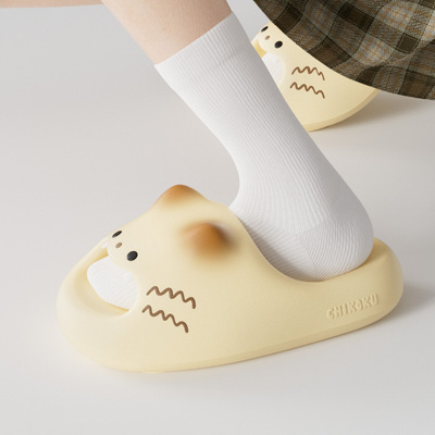 夏季小猫爪厚底防滑女凉拖