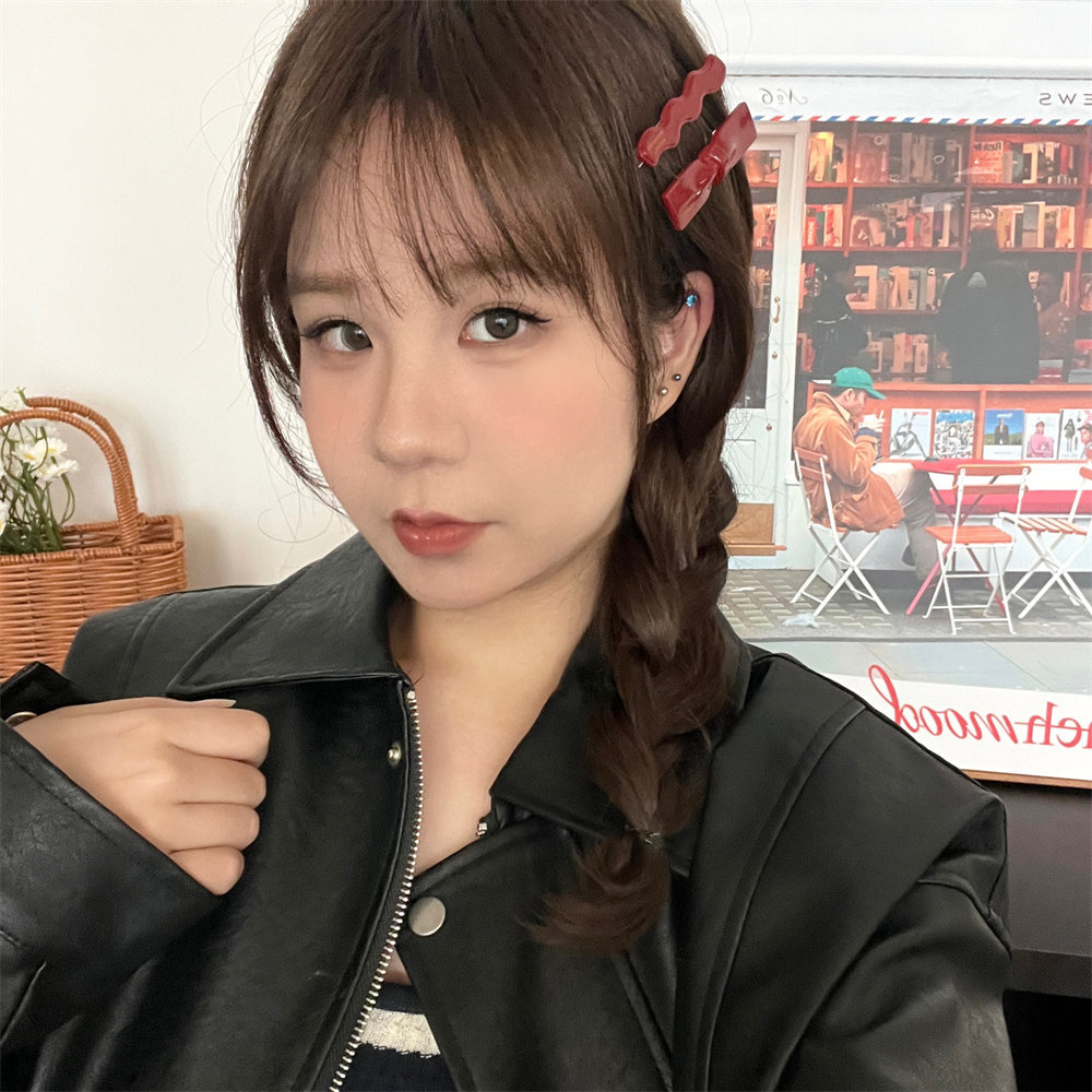 约质感刘海甜美夹少女侧边碎发夹