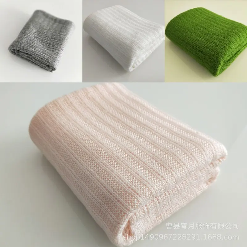 新生儿摄影道具针织裹布毯婴儿满月拍照影楼宝宝背景服装摄影毯子