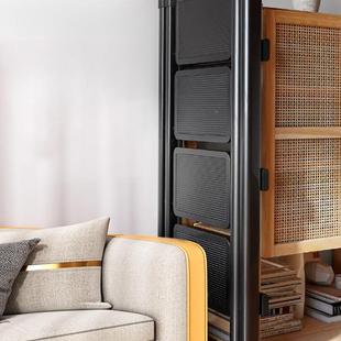 FLY子家用折叠多功能伸加厚室缩内人字梯步梯梯楼小型便梯携四王