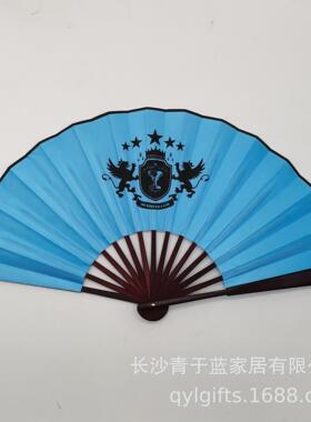 10寸发光蹦迪布子光折扇中022222国风酒吧网红夜光荧绢蹦迪装备扇