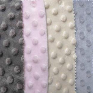 布料短毛绒毯布面料具服装抱枕用辅料布羽绒玩服面08料防水桃皮绒