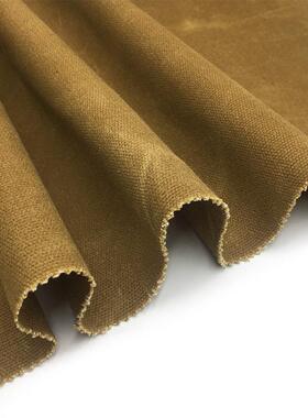 20油蜡帆布折XD860100 加优厚过安蜡帆布 痕复古4*4棉帆布过湿蜡