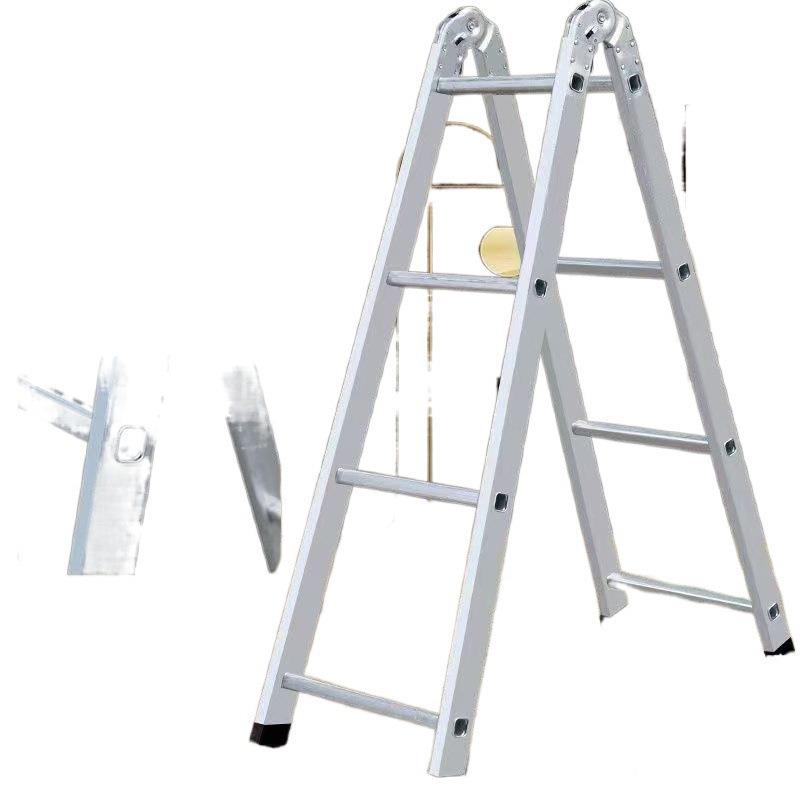 人梯梯字梯多功能梯子加宽厚镀锌铁两用直冲压折加other叠家用伸